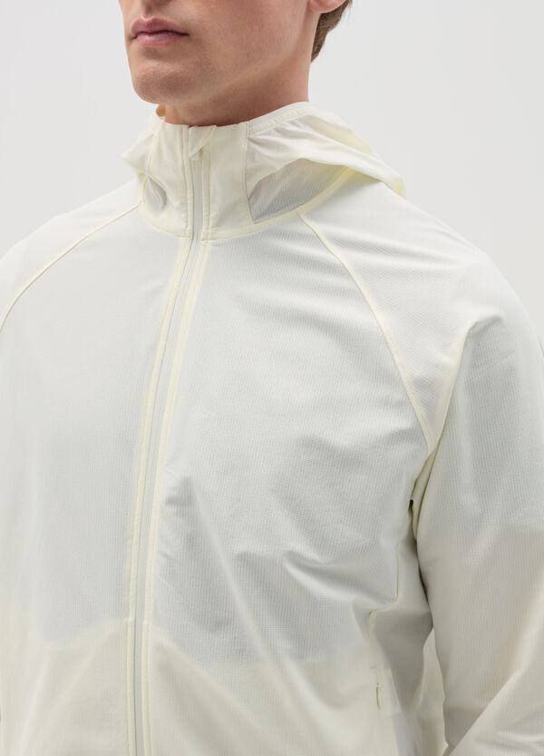 Ovs Full-zip In Tessuto Tecnico Con Cappuccio