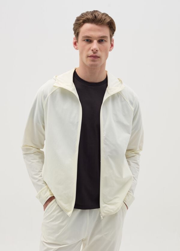 Ovs Full-zip in tessuto tecnico con cappuccio