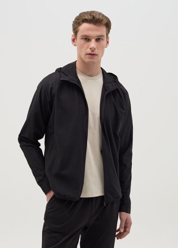 Ovs Full-zip In Tessuto Tecnico Con Cappuccio