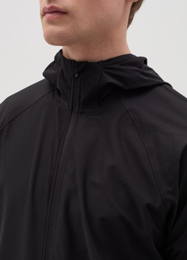 Ovs Full-zip In Tessuto Tecnico Con Cappuccio