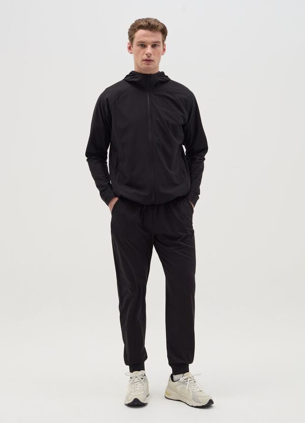 Ovs Full-zip in tessuto tecnico con cappuccio