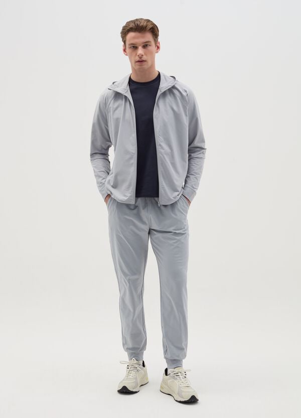 Ovs Full-zip In Tessuto Tecnico Con Cappuccio