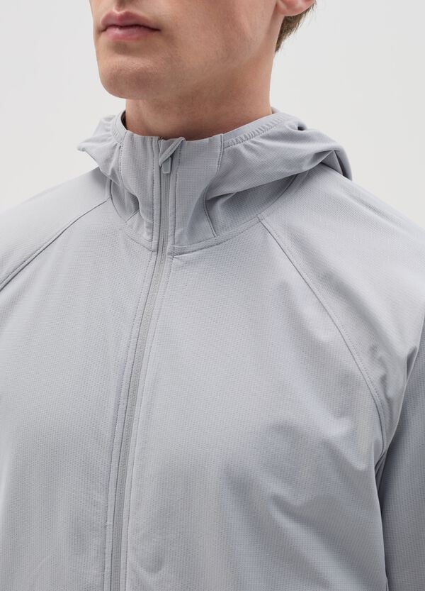 Ovs Full-zip In Tessuto Tecnico Con Cappuccio