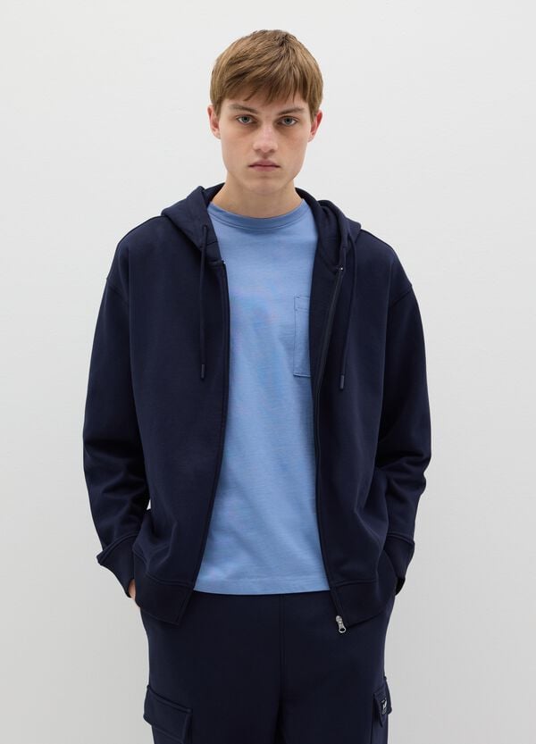 Ovs Full-zip Over Fit In Cotone Con Cappuccio