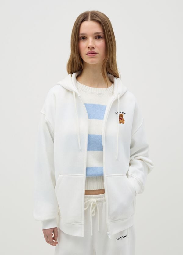 Ovs Full-zip oversize con cappuccio