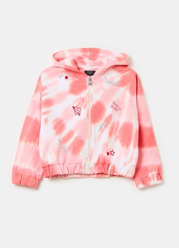 Ovs Full-zip Tie Dye con cappuccio