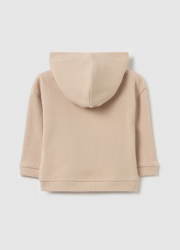 Ovs Full-zip Waffle Con Cappuccio E Koala