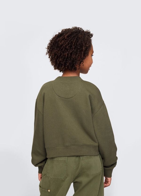 Ovs GAP X CULT GAIA Felpa Cropped Con Ricamo Logo