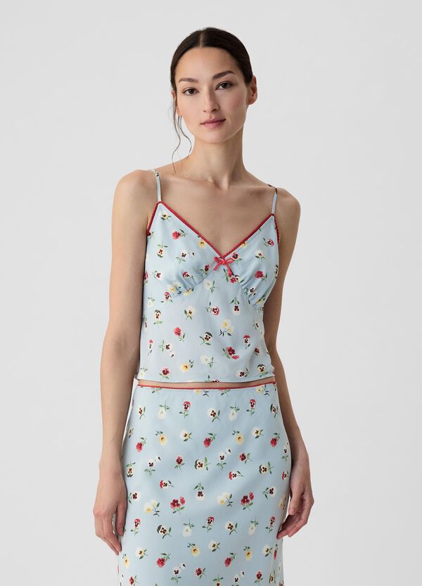 Ovs GAP X DÔEN Crop Top Floreale