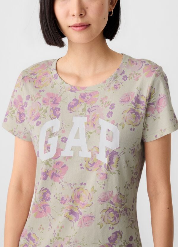 Ovs GAP X LoveShackFancy T-shirt Con Logo