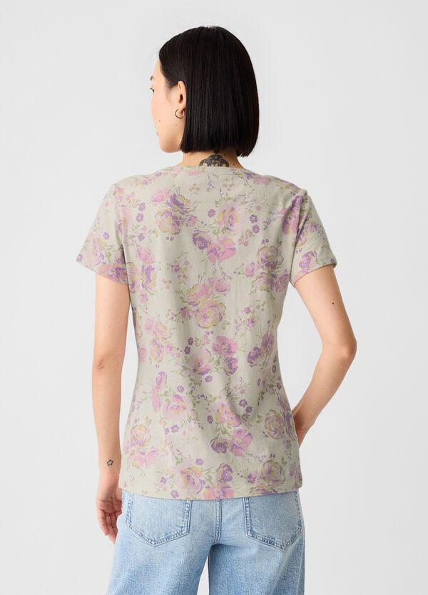 Ovs GAP X LoveShackFancy T-shirt Con Logo