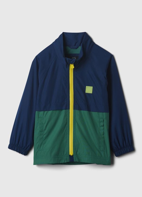 Ovs Giacca a vento bicolore con patch logo