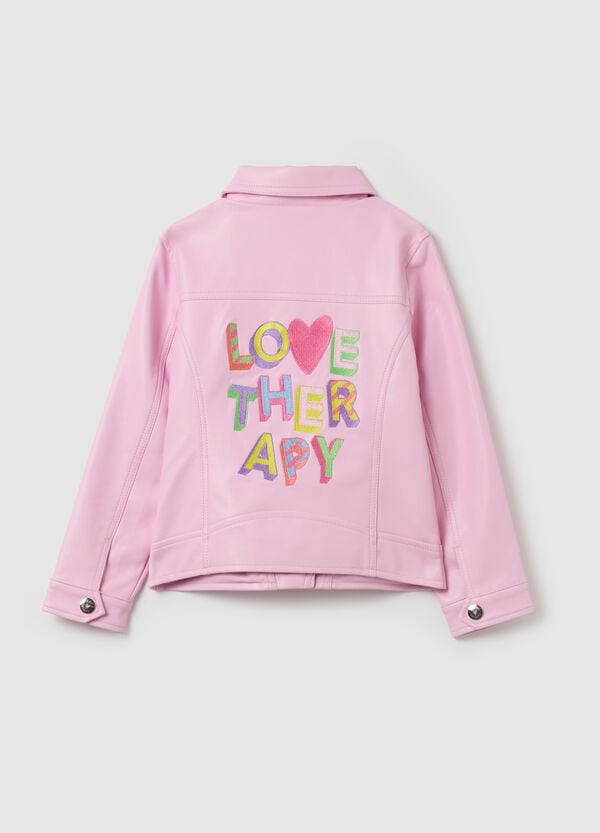 Ovs Giacca Biker Effetto Lucido Con Zip