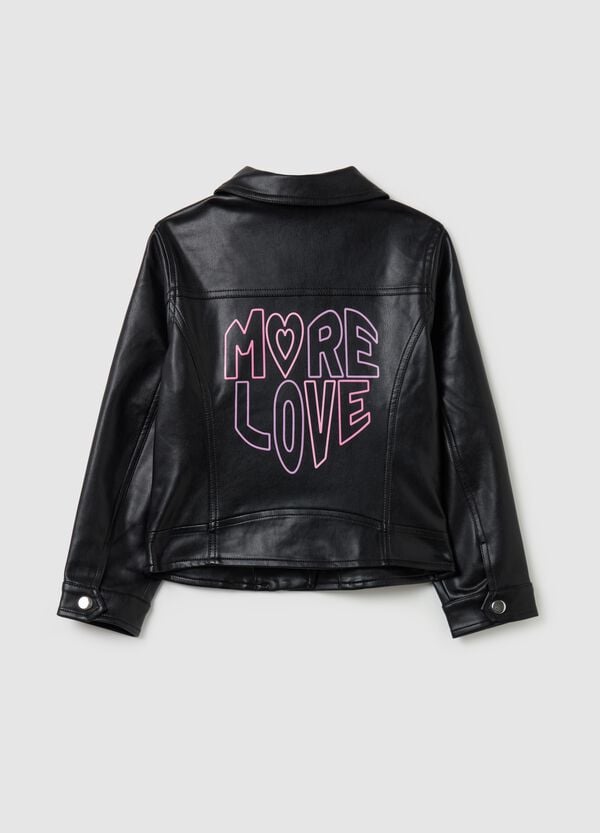 Ovs Giacca Biker Effetto Lucido Con Zip