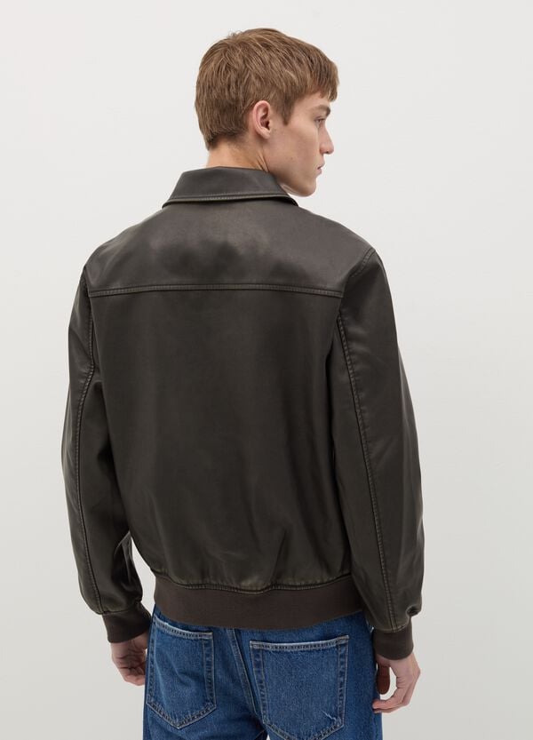 Ovs Giacca Biker Effetto Spalmato