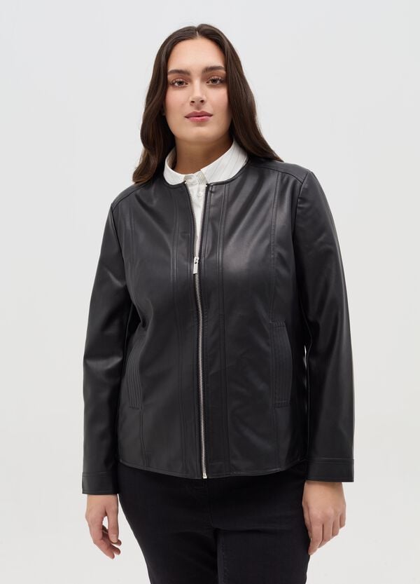 Ovs Giacca Biker Full-zip Curvy