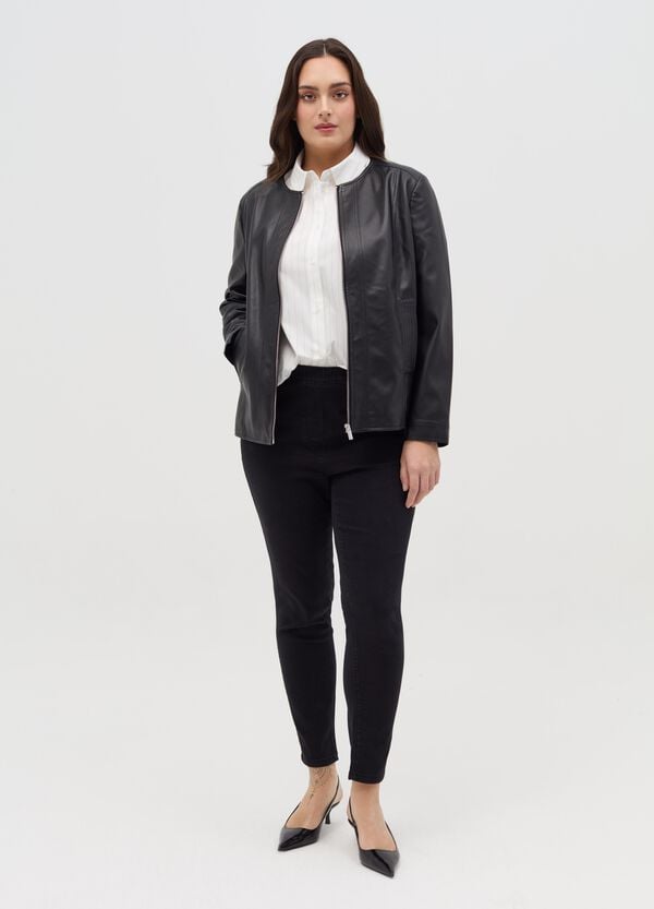 Ovs Giacca biker full-zip Curvy