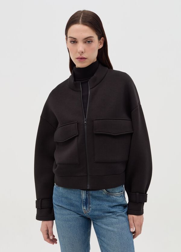 Ovs Giacca Bomber Mock Neck