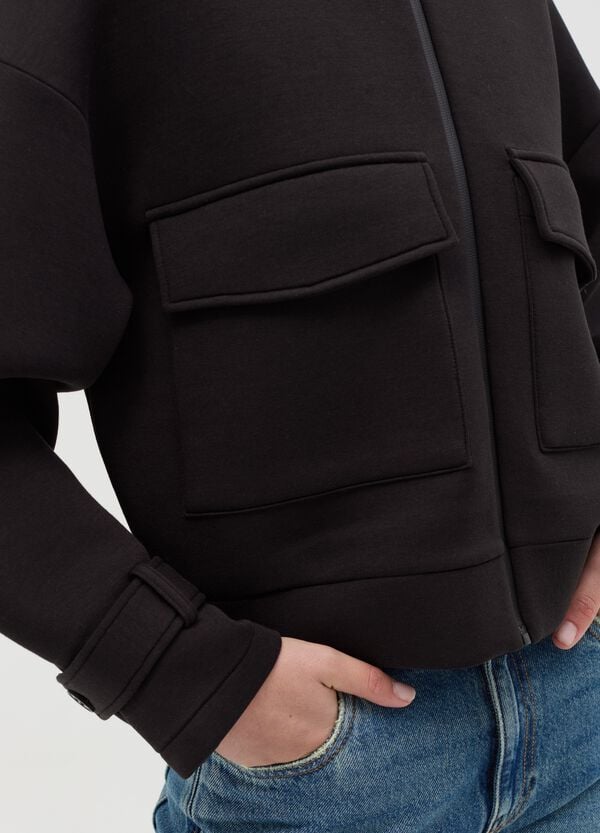 Ovs Giacca Bomber Mock Neck