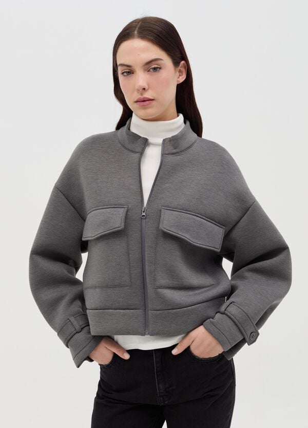 Ovs Giacca Bomber Mock Neck