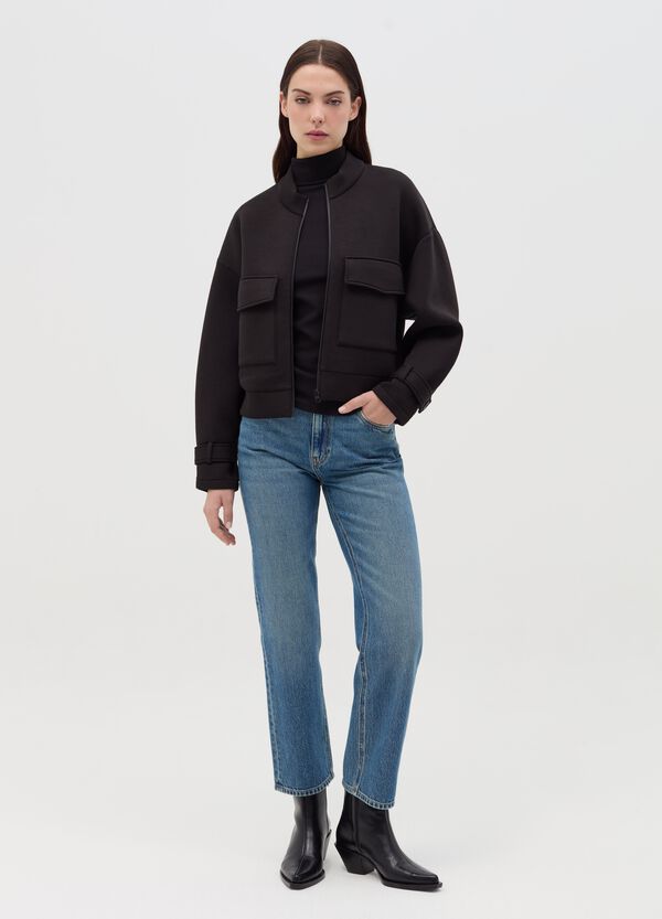 Ovs Giacca Bomber Mock Neck