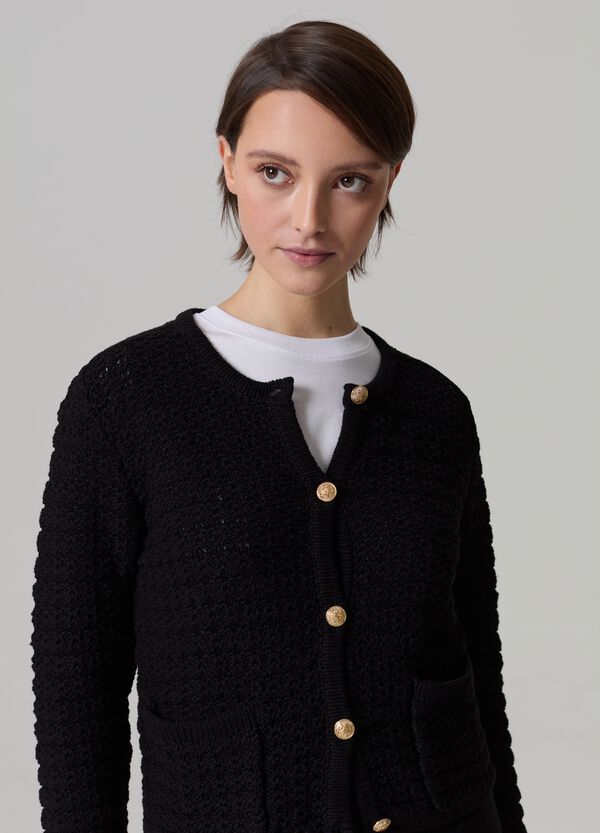 Ovs Giacca Cardigan Con Bottoni Lavorati