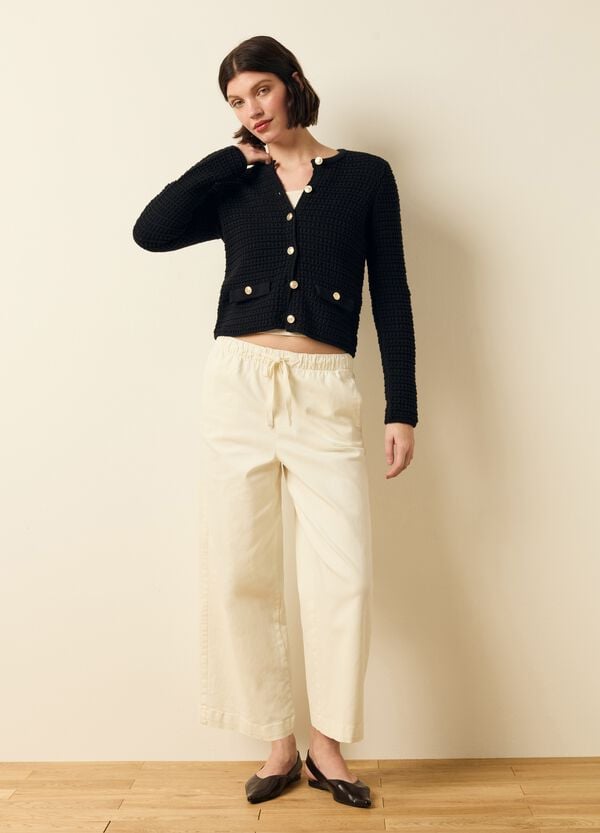 Ovs Giacca Cardigan Tricot Con Bottoni Dorati