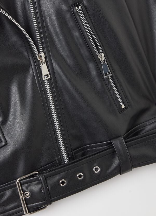 Ovs Giacca Chiodo Oversize Curvy