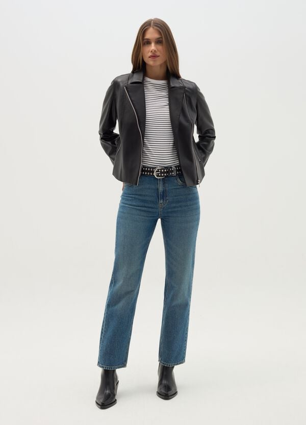 Ovs Giacca corta biker con zip