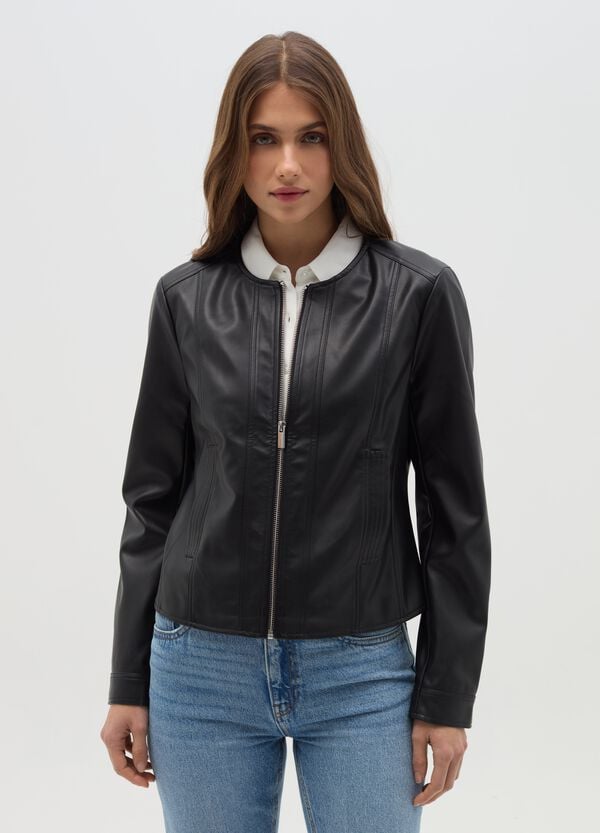 Ovs Giacca Corta Biker Full-zip