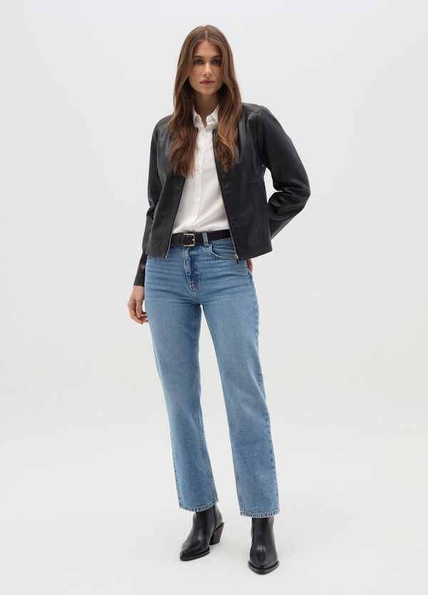 Ovs Giacca corta biker full-zip