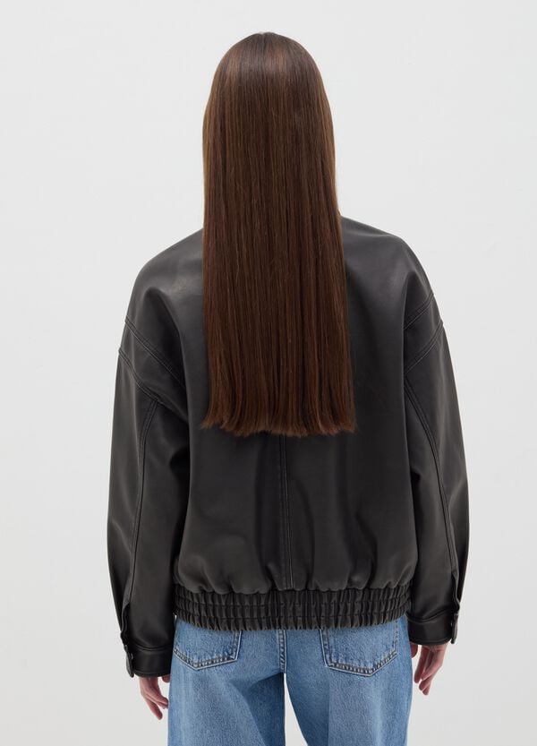 Ovs Giacca Corta Bomber Effetto Lucido