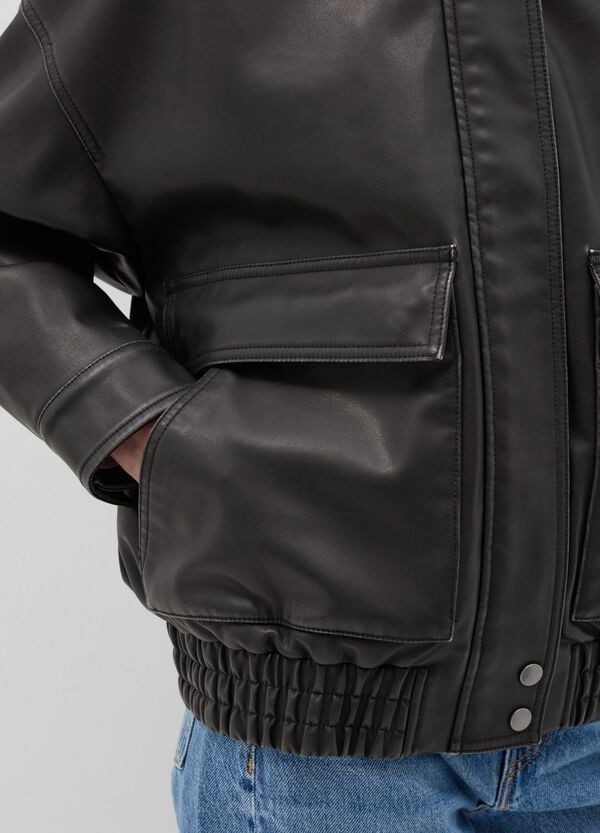 Ovs Giacca Corta Bomber Effetto Lucido