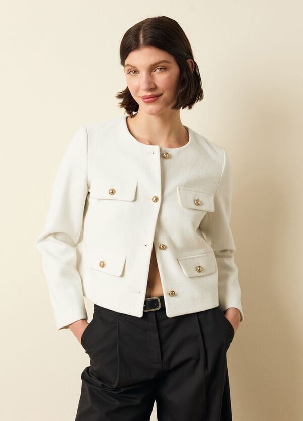 Ovs Giacca corta con bottoni dorati