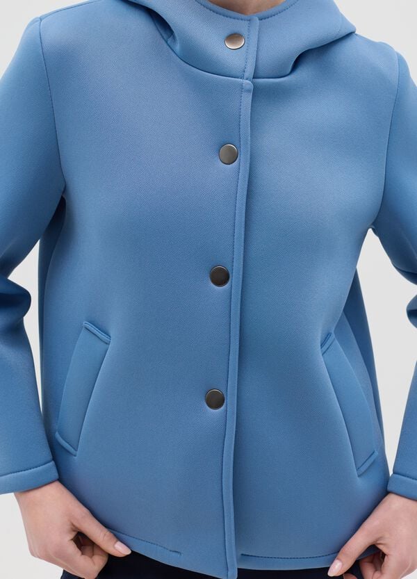 Ovs Giacca Corta Con Cappuccio E Bottoni