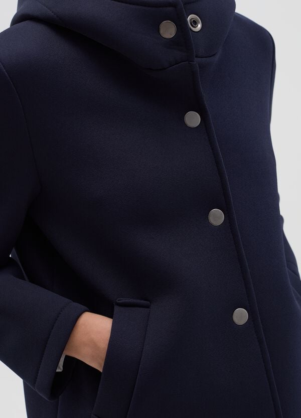 Ovs Giacca Corta Con Cappuccio E Bottoni