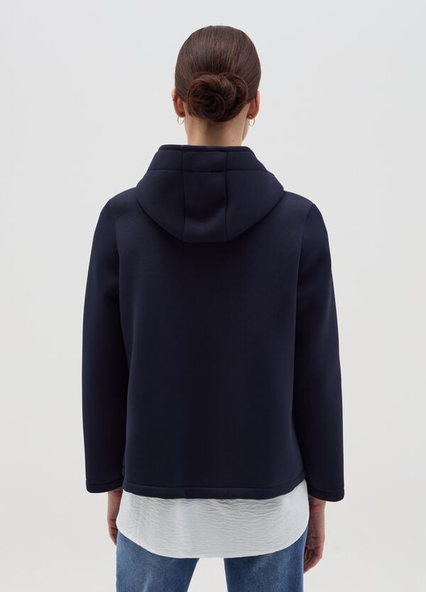 Ovs Giacca Corta Con Cappuccio E Bottoni