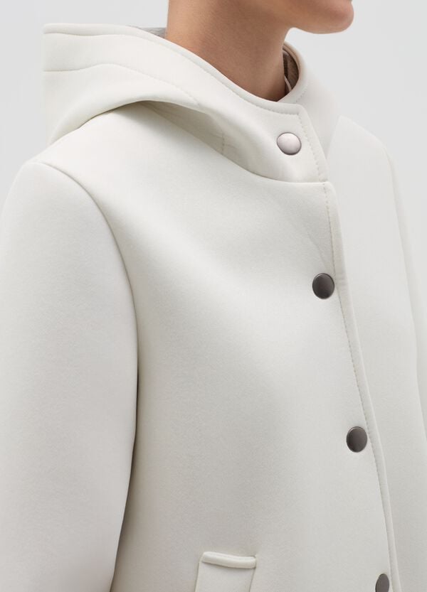 Ovs Giacca Corta Con Cappuccio E Bottoni