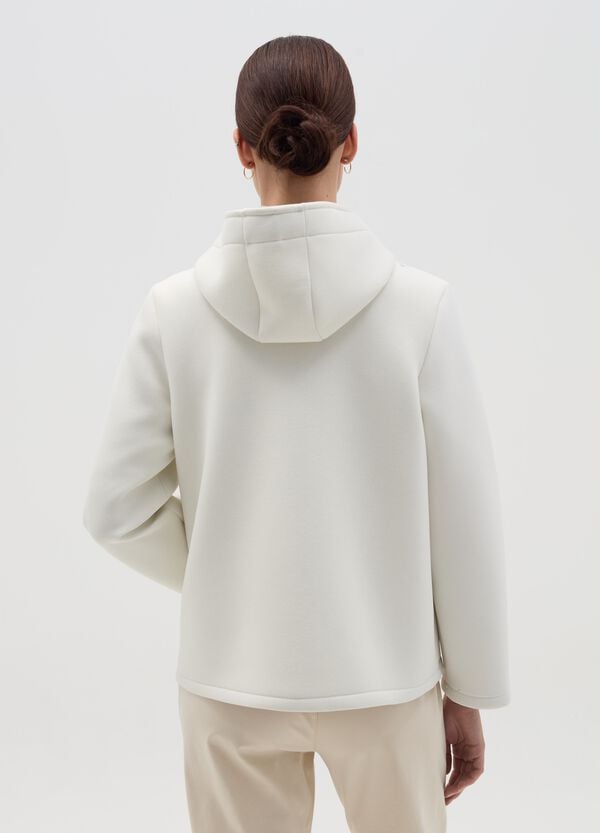 Ovs Giacca Corta Con Cappuccio E Bottoni