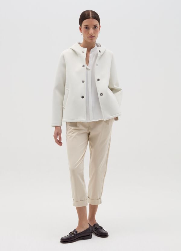 Ovs Giacca corta con cappuccio e bottoni