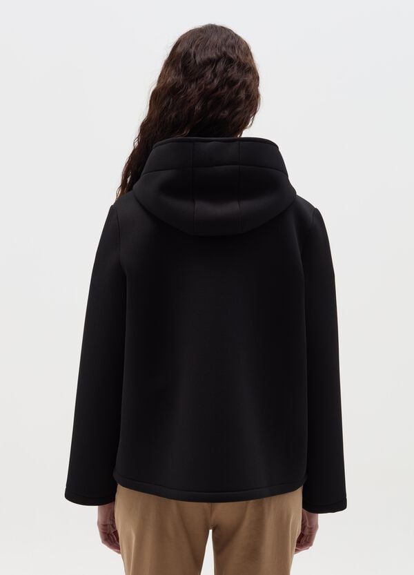 Ovs Giacca Corta Con Cappuccio E Bottoni