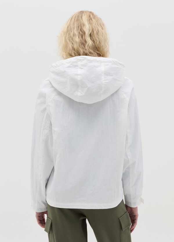 Ovs Giacca Corta Essential Con Cappuccio E Zip