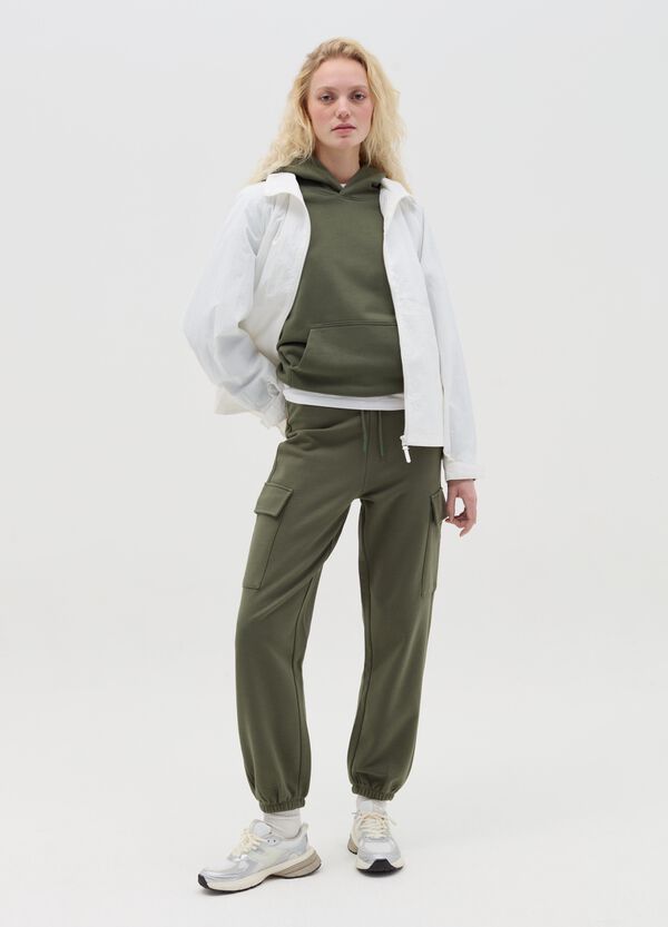 Ovs Giacca Corta Essential Con Cappuccio E Zip