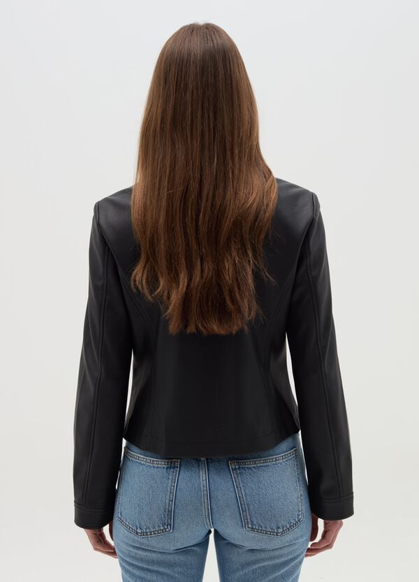 Ovs Giacca Corta Full-zip Effetto Lucido