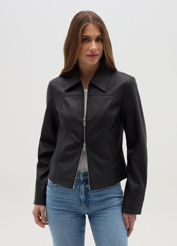Ovs Giacca corta full-zip effetto lucido