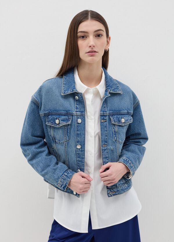 Ovs Giacca Corta In Denim
