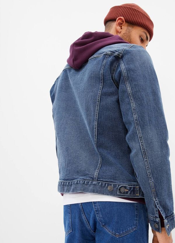 Ovs Giacca Corta In Denim Con Tasche