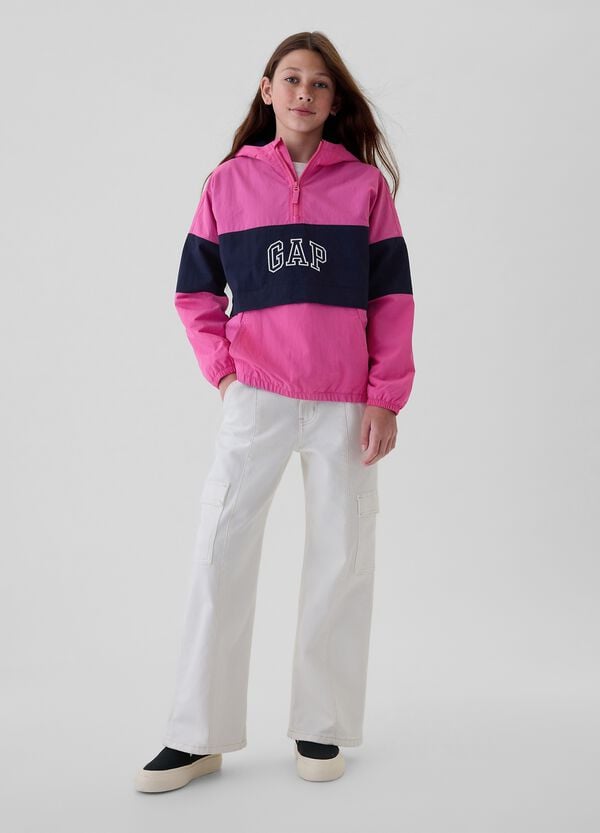 Ovs Giacca Corta In Nylon Half-zip