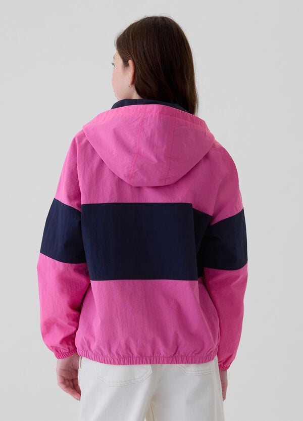 Ovs Giacca Corta In Nylon Half-zip