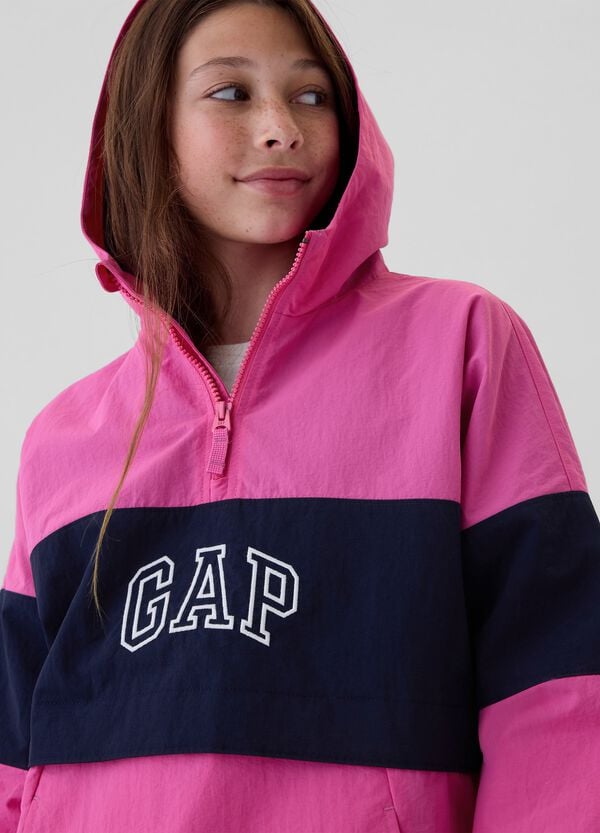 Ovs Giacca Corta In Nylon Half-zip